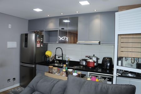 Sala de apartamento para alugar com 2 quartos, 57m² em Jardim Recanto Suave, Cotia