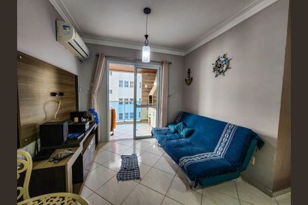 Sala de apartamento para alugar com 1 quarto, 87m² em Embaré, Santos