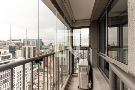 Sacada de apartamento para alugar com 1 quarto, 37m² em Consolação, São Paulo