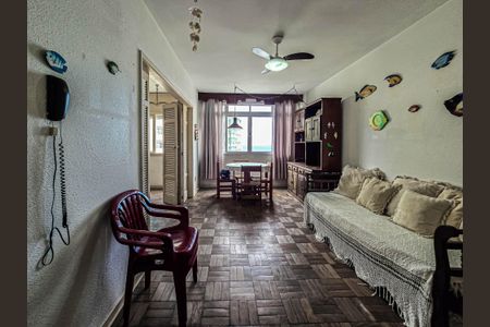 Sala de apartamento para alugar com 1 quarto, 98m² em Ponta da Praia, Santos
