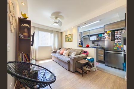 Sala de apartamento à venda com 2 quartos, 55m² em Jardim Santa Emilia, São Paulo