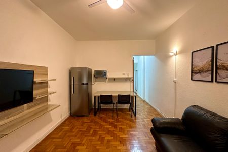 Sala de apartamento para alugar com 1 quarto, 35m² em Flamengo, Rio de Janeiro