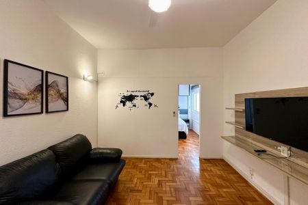 Sala de apartamento para alugar com 1 quarto, 35m² em Flamengo, Rio de Janeiro