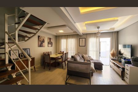Sala de casa de condomínio para alugar com 3 quartos, 89m² em Engordadouro, Jundiaí