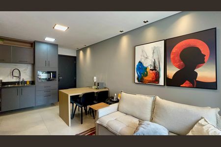 Sala de apartamento para alugar com 1 quarto, 200m² em Jardins, São Paulo