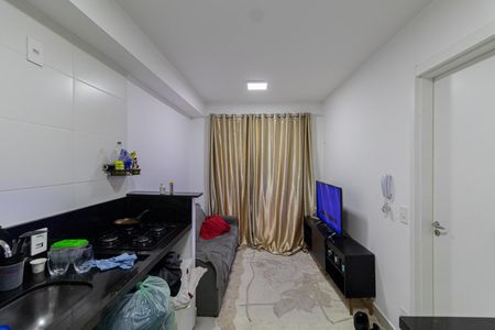 Sala/Cozinha de apartamento à venda com 1 quarto, 38m² em Vila Ré, São Paulo