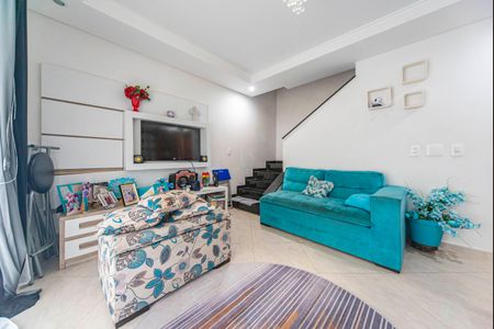 Sala de casa à venda com 3 quartos, 80m² em Vila Humaita, Santo André
