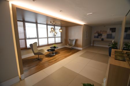 Studio à venda com 46m², 1 quarto e 1 vagaHall social