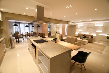 Studio à venda com 46m², 1 quarto e 1 vagaÁrea comum - Salão de festas