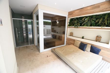 Studio à venda com 46m², 1 quarto e 1 vagaSauna