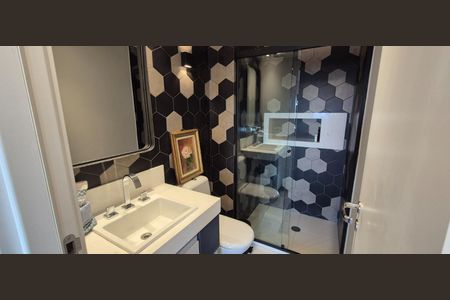 Apartamento à venda com 59m², 1 quarto e 2 vagas Apartamento à venda com 59m², 1 quarto e 2 vagasBanheiro