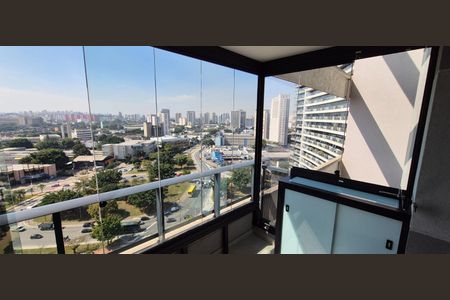 Varanda da Sala de apartamento à venda com 1 quarto, 59m² em Jardim das Perdizes, São Paulo