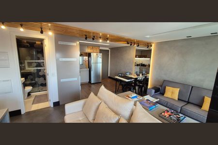 Sala de apartamento à venda com 1 quarto, 59m² em Jardim das Perdizes, São Paulo