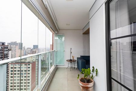 Varanda de apartamento à venda com 1 quarto, 47m² em Bela Vista, São Paulo