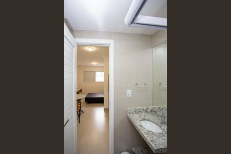 Banheiro de apartamento para alugar com 1 quarto, 21m² em Centro, Diadema