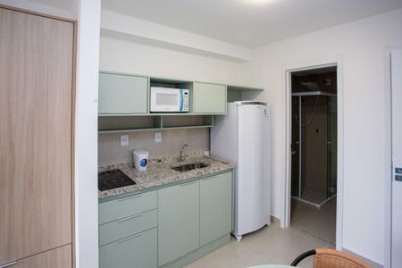 Cozinha de apartamento para alugar com 1 quarto, 21m² em Centro, Diadema
