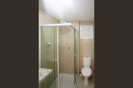 Banheiro de apartamento para alugar com 1 quarto, 21m² em Centro, Diadema