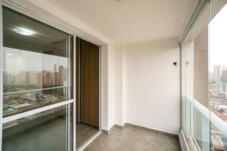 Varanda do Studio de apartamento para alugar com 1 quarto, 35m² em Vila Gomes Cardim, São Paulo