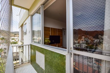 Varanda da Sala de apartamento à venda com 2 quartos, 63m² em Méier, Rio de Janeiro