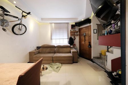 Sala/Cozinha de casa de condomínio à venda com 2 quartos, 52m² em Jardim Triana, São Paulo