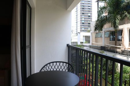 Studio à venda com 28m², 1 quarto e sem vagaVaranda