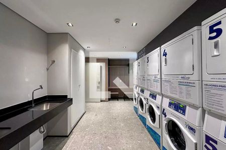 Studio para alugar com 25m², 1 quarto e sem vaga Studio para alugar com 25m², 1 quarto e sem vagaLavanderia