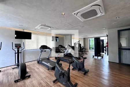 Studio para alugar com 25m², 1 quarto e sem vaga Studio para alugar com 25m², 1 quarto e sem vagaAcademia