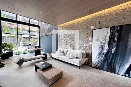 Studio para alugar com 25m², 1 quarto e sem vaga Studio para alugar com 25m², 1 quarto e sem vagaHall Social Bloco