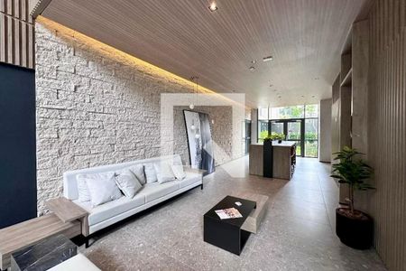 Studio para alugar com 25m², 1 quarto e sem vaga Studio para alugar com 25m², 1 quarto e sem vagaHall Social Bloco