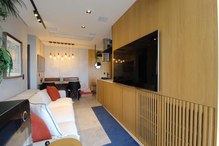 Sala de apartamento para alugar com 2 quartos, 65m² em Indianópolis, São Paulo