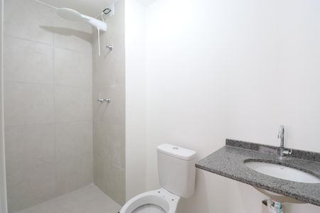 Banheiro de apartamento para alugar com 1 quarto, 24m² em Barra Funda, São Paulo