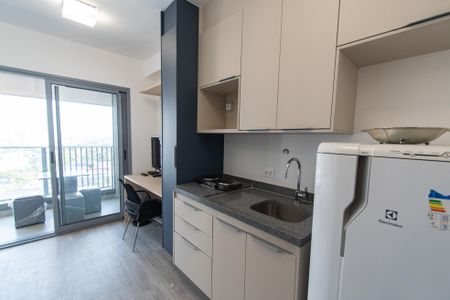 Studio à venda com 27m², 1 quarto e sem vagaCozinha