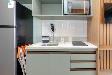 Studio para alugar com 24m², 1 quarto e sem vaga Studio para alugar com 24m², 1 quarto e sem vagaCozinha