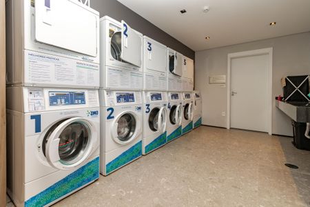 Studio para alugar com 24m², 1 quarto e sem vaga Studio para alugar com 24m², 1 quarto e sem vagaLavanderia