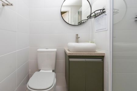 Studio para alugar com 24m², 1 quarto e sem vaga Studio para alugar com 24m², 1 quarto e sem vagaBanheiro