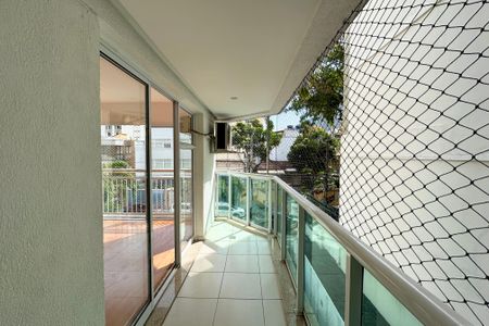 Varanda da Sala de apartamento para alugar com 3 quartos, 102m² em Botafogo, Rio de Janeiro