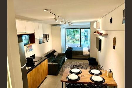 Foto 01 de apartamento à venda com 1 quarto, 28m² em Vila Nova Conceição, São Paulo