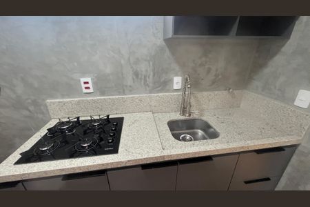 Cozinha e Área de Serviço de apartamento para alugar com 1 quarto, 28m² em Taquaral, Campinas