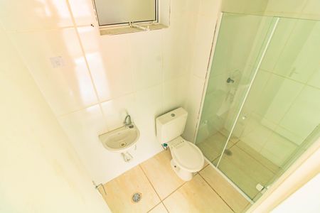 Banheiro de kitnet/studio para alugar com 1 quarto, 20m² em Vila Mira, São Paulo