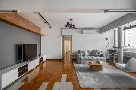 Sala/Cozinha de apartamento para alugar com 2 quartos, 80m² em Itaim Bibi, São Paulo