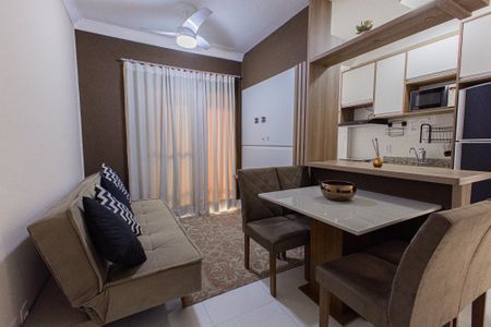 Sala de apartamento para alugar com 3 quartos, 65m² em Jardim Santiago, Indaiatuba