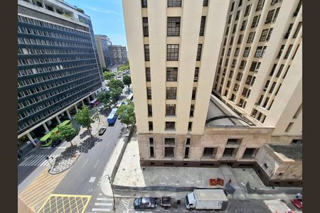 Vista da sala de apartamento à venda com 1 quarto, 40m² em Centro, Rio de Janeiro