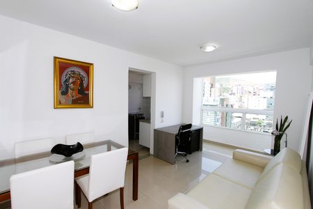 Sala de apartamento à venda com 2 quartos, 64m² em Buritis, Belo Horizonte