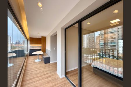 Apartamento para alugar com 52m², 1 quarto e sem vagaSacada