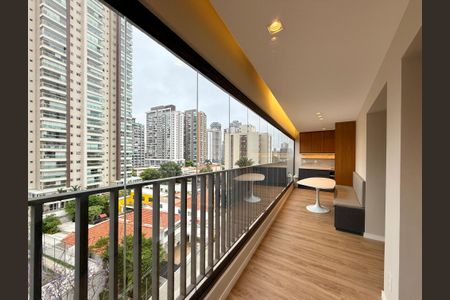 Apartamento para alugar com 52m², 1 quarto e sem vagaSacada