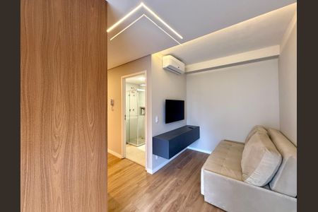 Sala de apartamento para alugar com 1 quarto, 52m² em Jardim das Acacias, São Paulo
