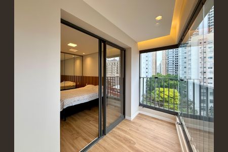 Apartamento para alugar com 52m², 1 quarto e sem vagaSacada do Quarto