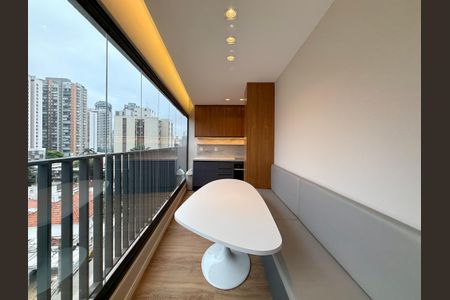 Apartamento para alugar com 52m², 1 quarto e sem vagaSacada