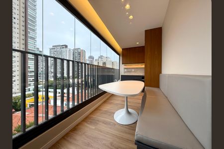 Apartamento para alugar com 52m², 1 quarto e sem vagaSacada