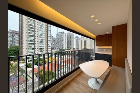 Apartamento para alugar com 52m², 1 quarto e sem vagaSacada